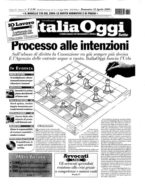 Italia oggi : quotidiano di economia finanza e politica